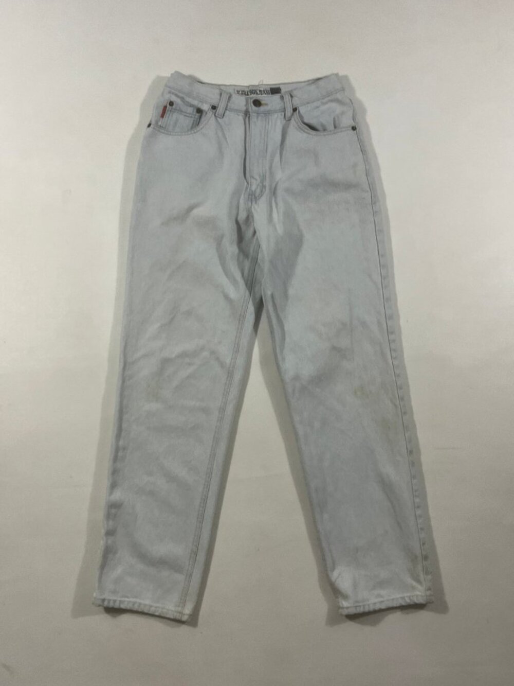 Vintage 90s Bugle Boy Jeans 750 Light Wash Straight Leg Denim 30x32